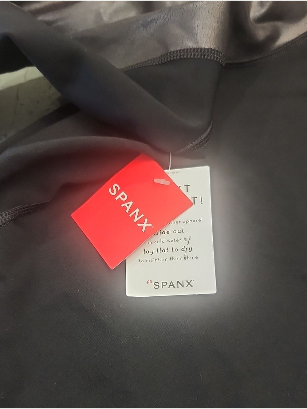Spanx Womens Jacket Drape Front Ponte Fabric Very Black Size 3XL NWT - Picture 12 of 12
